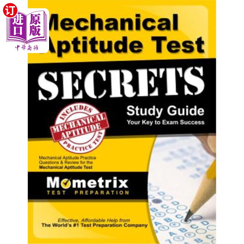 海外直订Mechanical Aptitude Test Secrets Study Guide: Mechanical Aptitude Practice Quest 机械能力倾向测试秘密学习指