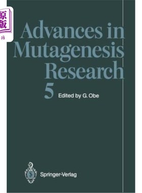 海外直订医药图书Advances in Mutagenesis Research 突变研究进展