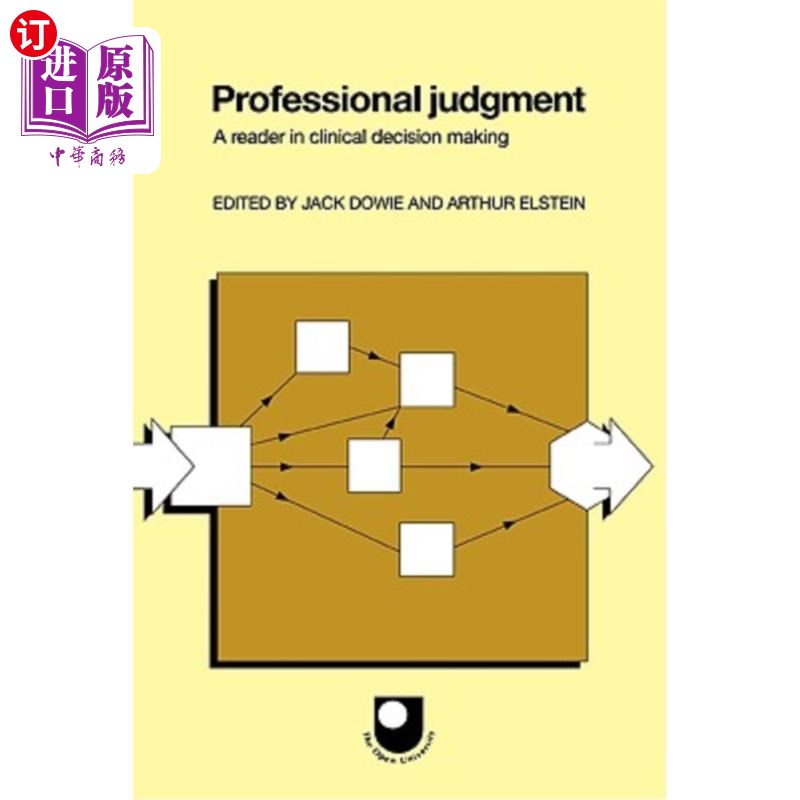 海外直订医药图书Professional Judgment 职业判断