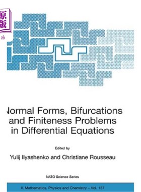 海外直订Normal Forms, Bifurcations and Finiteness Problems in Differential Equations 微分方程中的范式、分岔与有限性
