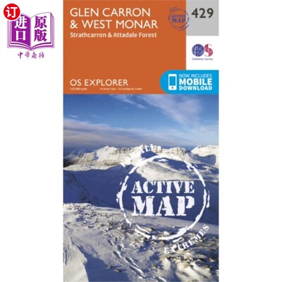 海外直订Glen Carron and West Monar Glen Carron和West Monar