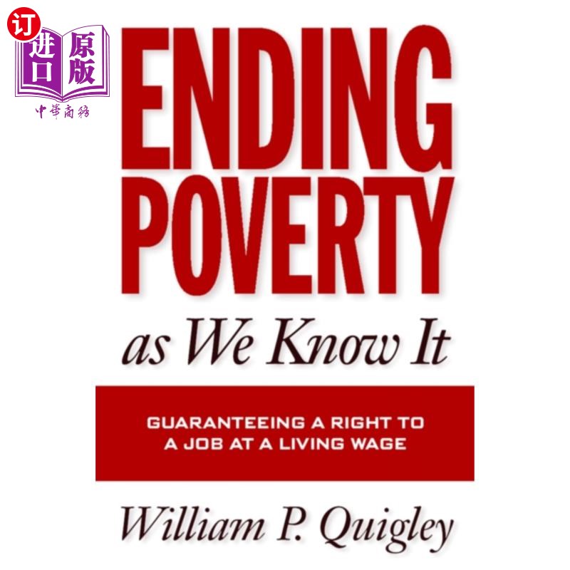 海外直订Ending Poverty As We Know It 消除我们所知的贫困