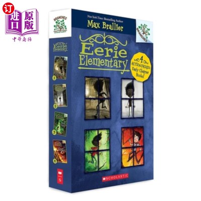 海外直订Eerie Elementary, Books 1-4: A Branches Box Set 怪诞小学，第1-4册:一套分支盒