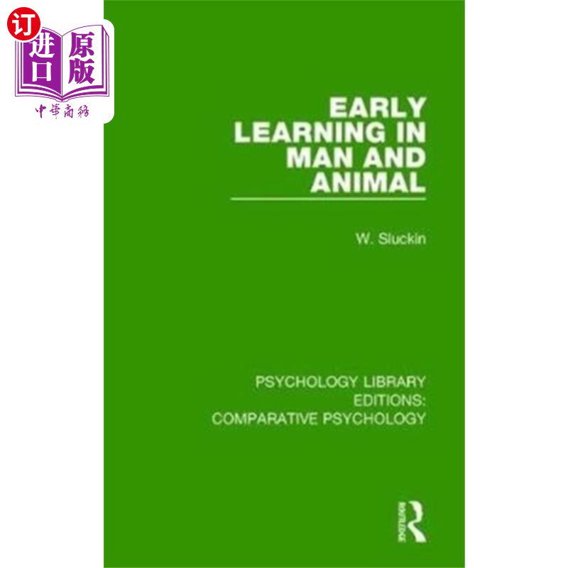 海外直订Early Learning in Man and Animal 人和动物的早期学习