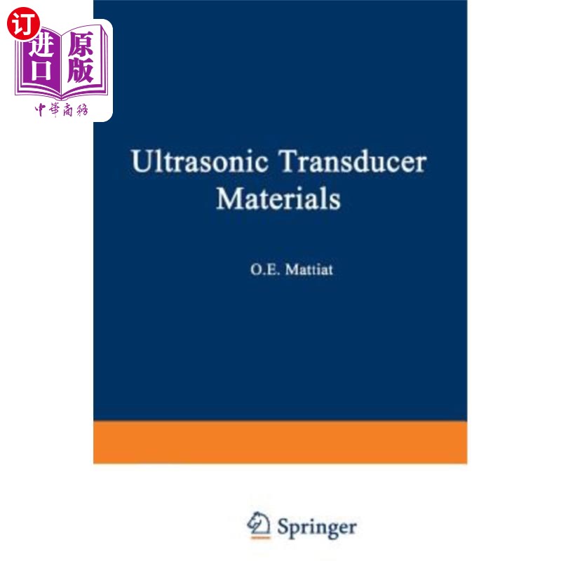 海外直订Ultrasonic Transducer Materials 超声换能器材料