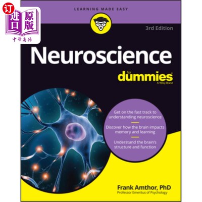海外直订Neuroscience for Dummies 傻瓜神经科学