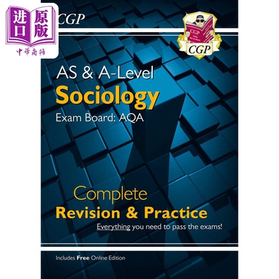 CGP AS和A-Level社会学:AQA完整修订和实践New AS andA-Level Sociology: AQA Complete Revision&Practice 【中商原版】