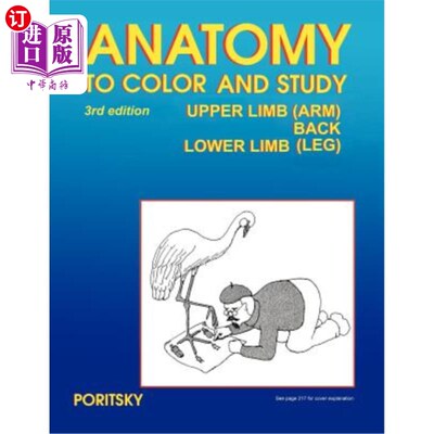 海外直订医药图书Anatomy to Color and Study Upper and Lower Limbs 3rd Edition 上肢和下肢的颜色和研究解剖学第3版