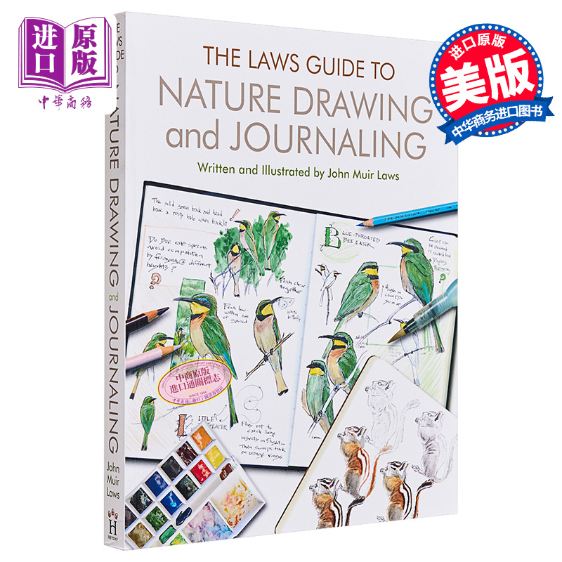 现货 The Laws Guide to Nature Drawing and Journaling 进口艺术 自然绘图和日记法规则指南 绘画 图解【中商原版】