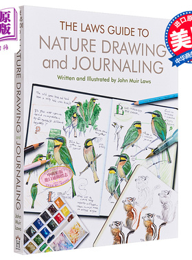 The Laws Guide to Nature Drawing and Journaling 进口艺术 自然绘图和日记法规则指南 绘画 图解【中商原版】