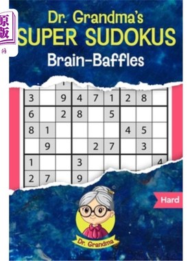 海外直订Dr. Grandma's Super Sudokus: Brain-Baffles 奶奶医生的超级数独游戏：大脑难题