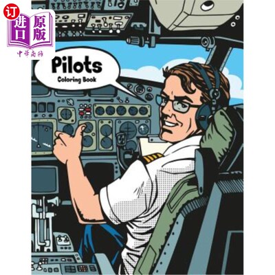 海外直订Pilots Coloring Book 1