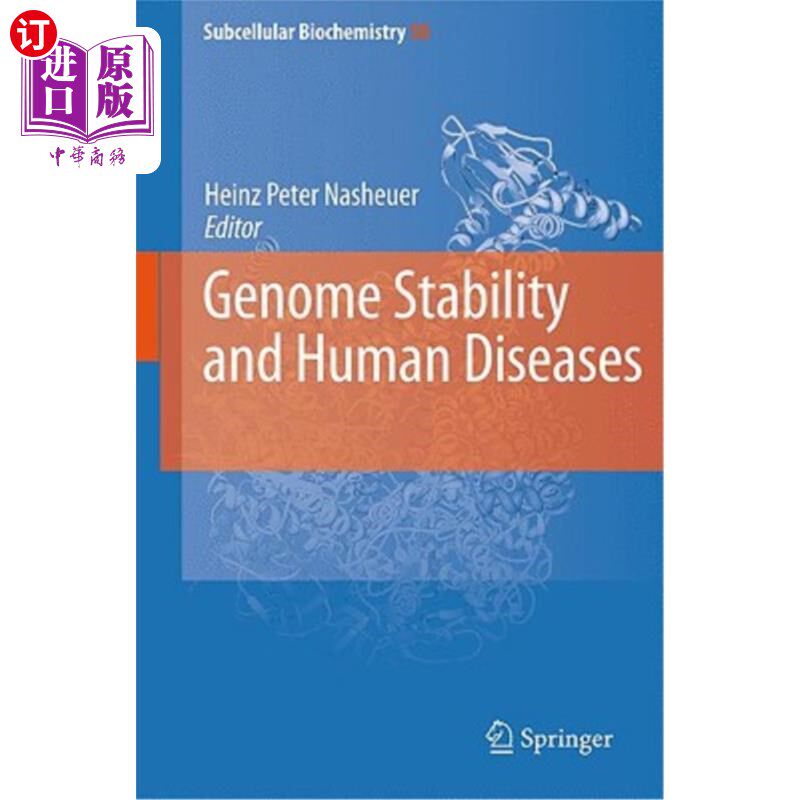 海外直订Genome Stability and Human Diseases 基因组稳定性与人类疾病