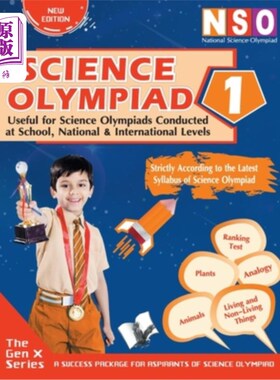 海外直订National Cyber Olympiad Class 1 (with Omr Sheets) 全国奥运会一级（含OMR表）