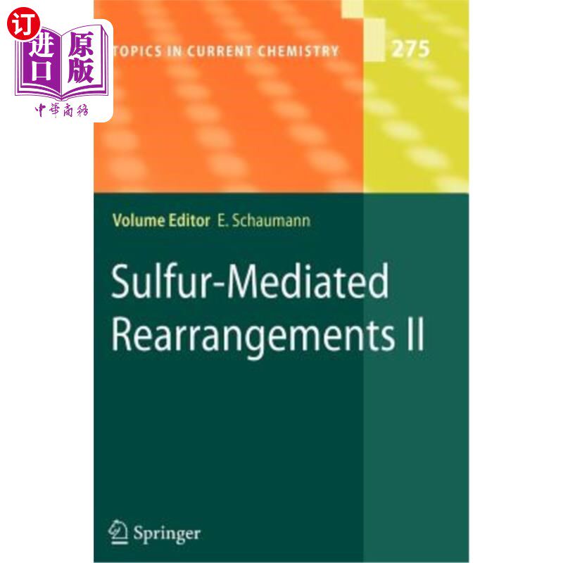 海外直订Sulfur-Mediated Rearrangements II 硫介导的重排2