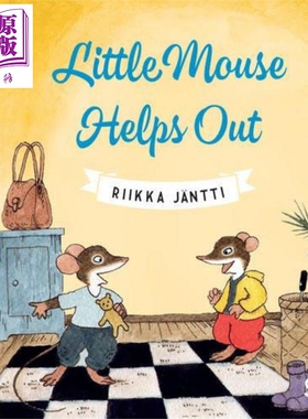 小老鼠爱帮忙 复古插图绘本  Riikka Jantti Little Mouse helps out 英文原版 亲子儿童故事绘本 1-4岁【中商原版】