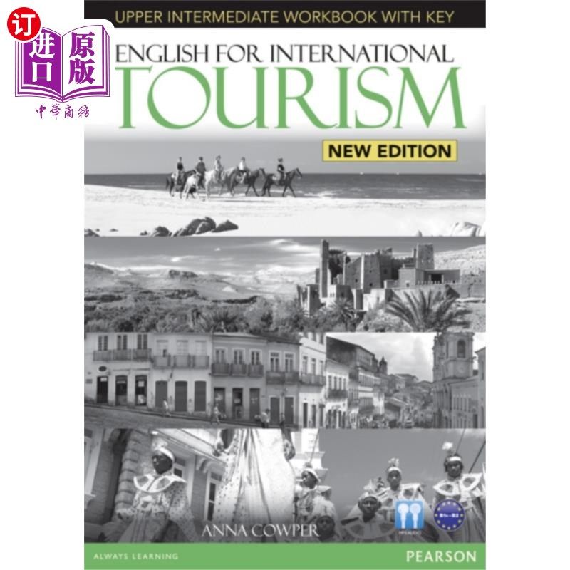 海外直订English for International Tourism Upper Intermed... 国际旅游英语中高级练习册与关键和音频CD包