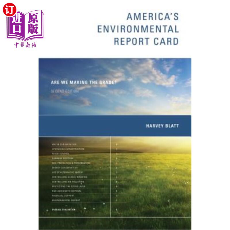 海外直订America's Environmental Report Card, second edition: Are We Making the Grade? 美国环境报告卡第二版:我们达标