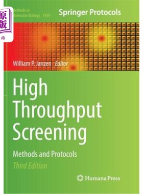 海外直订High Throughput Screening: Methods and Protocols 高通量筛选：方法和协议