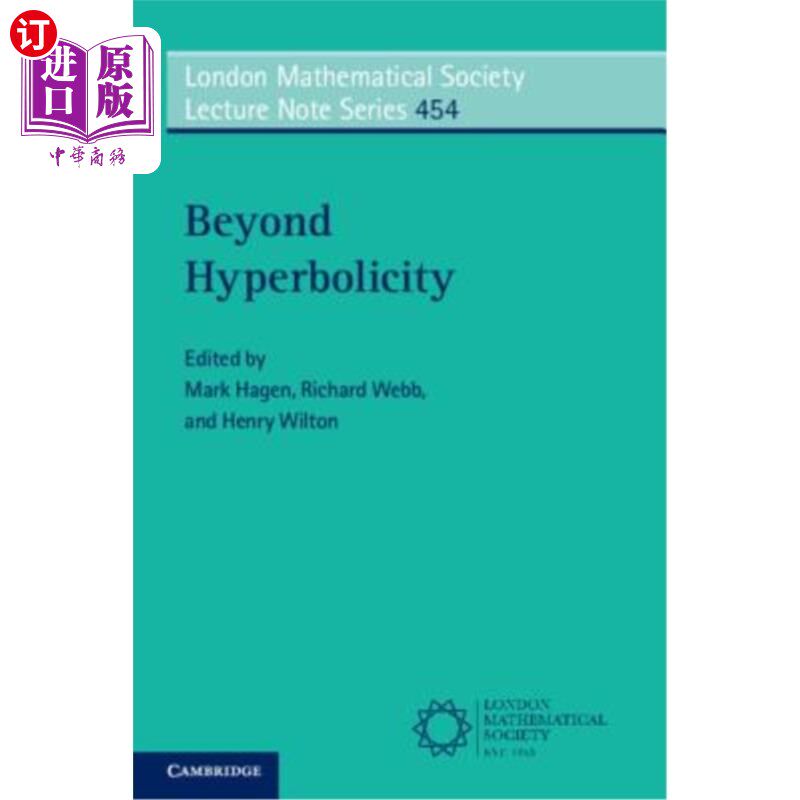 海外直订Beyond Hyperbolicity 除了双曲率