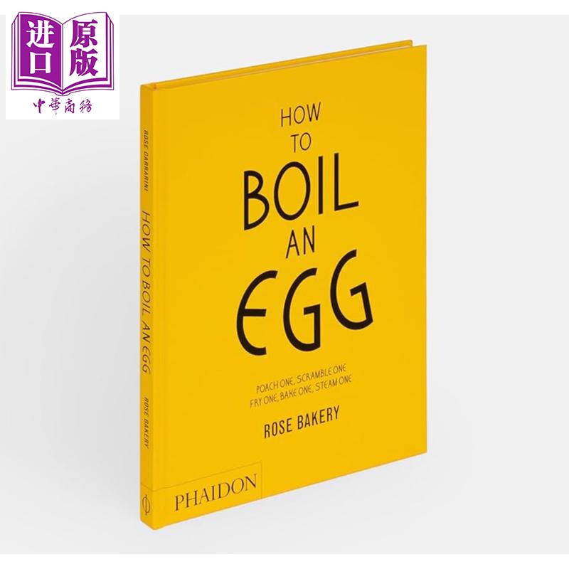 预售 如何煮鸡蛋 80+食谱 罗斯卡拉里尼 How to Boil an Egg A Cookbook 英文原版 Rose Carrarini Rose Bakery咖啡馆【中商原版】