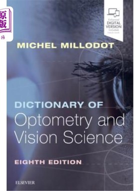 海外直订医药图书Dictionary of Optometry and Vision Science 视光学与视觉科学词典