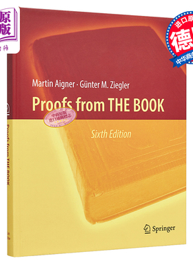 预售 数学天书中的证明 第6版 Proofs from THE BOOK 英文原版 Martin Aigner Gunter Ziegler 数学科普【中商原版】