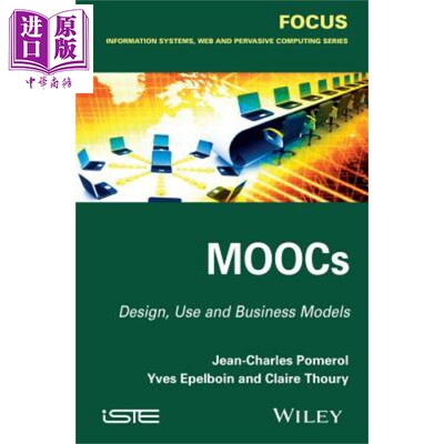 现货 大型开放式网络课程 设计 使用与商业模式 Moocs Design Use And Business Models 英文原版 Jean Charles Pomerol 中商原版