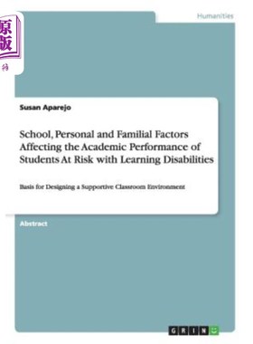 海外直订School, Personal and Familial Factors Affecting the Academic Performance of Stud 影响学习障碍高危学生学业成