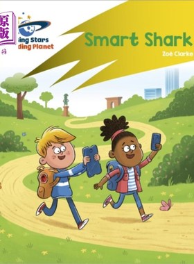 海外直订Reading Planet: Rocket Phonics - Target Practice... 阅读星球:火箭拼读-目标练习-聪明的鲨鱼-黄色