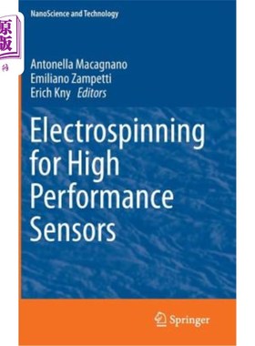 海外直订Electrospinning for High Performance Sensors 高性能传感器的静电纺丝