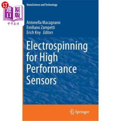 海外直订Electrospinning for High Performance Sensors 高性能传感器的静电纺丝