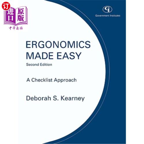 海外直订Ergonomics Made Easy: A Checklist Approach, Second Edition 人类工效学变得简单：检查表方法，第二版