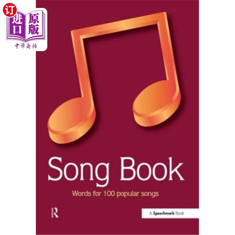海外直订Song Book: Words for 100 Popular Songs 歌曲集：100首流行歌曲的歌词