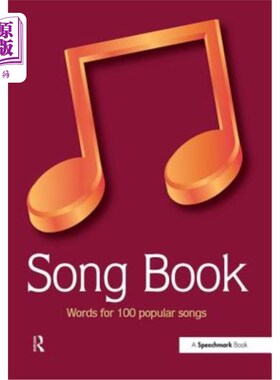海外直订Song Book: Words for 100 Popular Songs 歌曲集：100首流行歌曲的歌词
