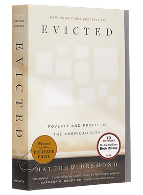 扫地出门 美国城市的贫穷与暴利  Evicted 英文原版 Poverty and Profit in the American City Matthew Desmond 区域研究