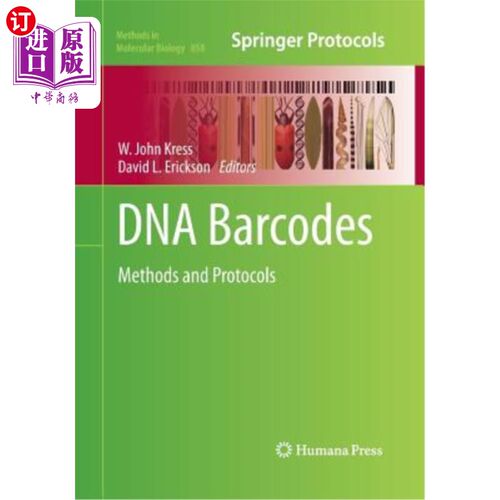 海外直订DNA Barcodes: Methods and Protocols DNA条形码：方法和协议