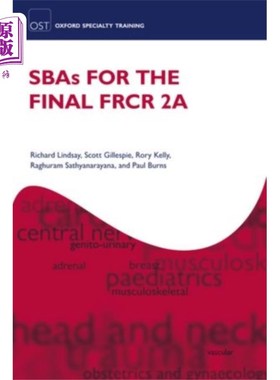 海外直订医药图书SBAs for the Final FRCR 2A 最终FRCR 2A的sba