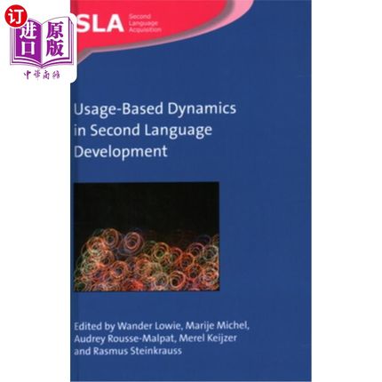 海外直订Usage-Based Dynamics in Second Language Development 第二语言发展中的基于使用的动态