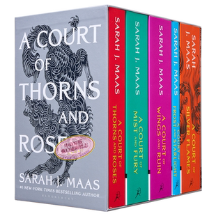 荆棘与玫瑰法庭英文原版仙灵王庭纪平装盒装5册 A Court of Thorns and Roses Box Set Sarah J. Maas 浪漫奇幻小说英文版