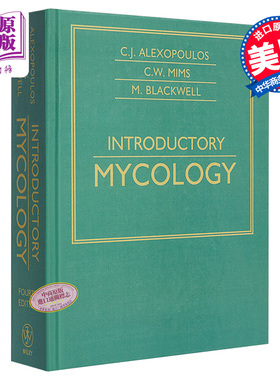 真菌学导论 第4版 Introductory Mycology 4Th Edition 英文原版 Constantine Alexopoulos Charles W Mims 【中商原版】 Wil
