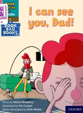 海外直订Read Write Inc. Phonics: Pink Set 3 Book Bag Boo... Read Write公司拼读:粉红色的书包我看见你了，爸爸!