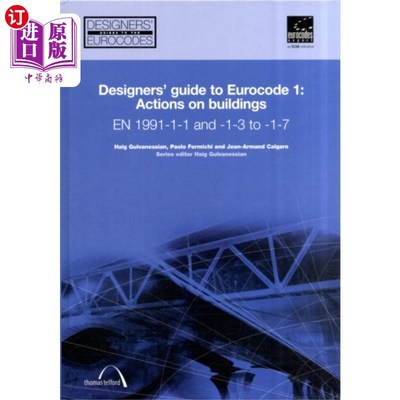 海外直订Designers' Guide to Eurocode 1: Actions on build... 设计师欧洲规范指南1:建筑行动