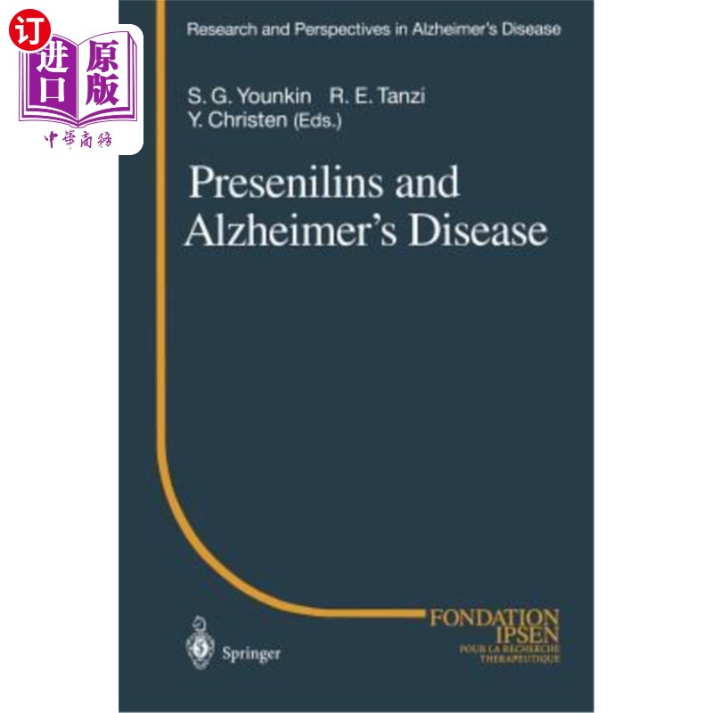 海外直订Presenilins and Alzheimer's Disease 早老素与阿尔茨海默病