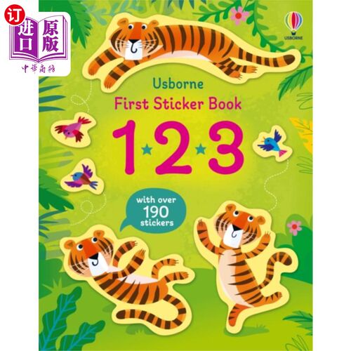 海外直订First Sticker Book 123 第一本贴纸书123