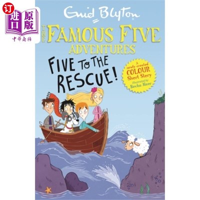 海外直订Famous Five Colour Short Stories: Five to the Re... 著名的五色短篇故事:五来救援!