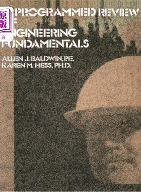 海外直订医药图书A Programmed Review of Engineering Fundamentals 工程基础课程回顾