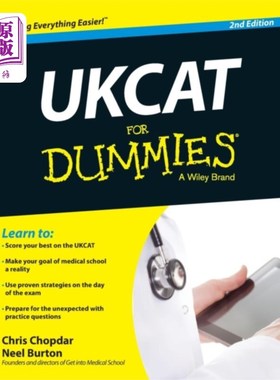 海外直订UKCAT For Dummies UKCAT的假人