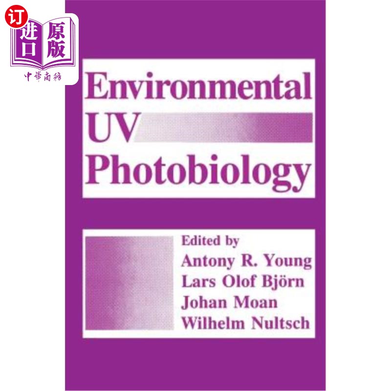 海外直订Environmental UV Photobiology环境紫外光生物学