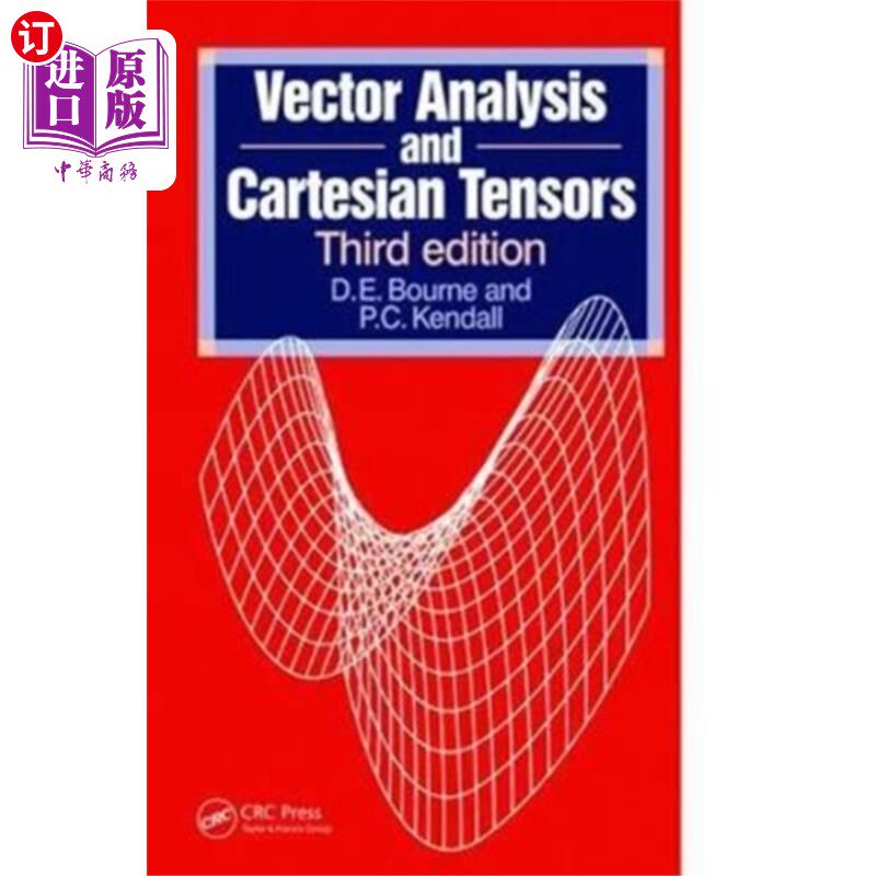 海外直订Vector Analysis and Cartesian Tensors, Third edi... 向量分析与笛卡尔张量，第三版